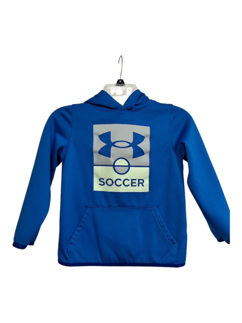 Under Armour Boys Hoodie Size YSM Blue Soccer